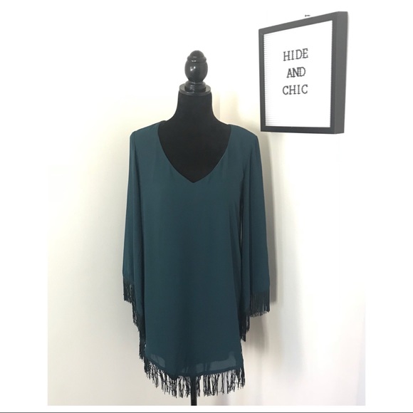 SHOW ME YOUR MUMU FRINGE MINI DRESS - Picture 2 of 6